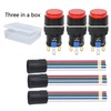 16MM Momentary Push Button Switch 12VDC LED Light Round Head
