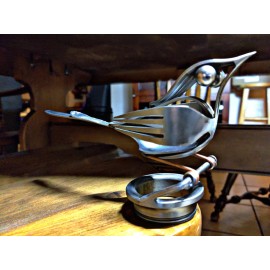 Cutlery Bird Metal Art Sculpture Bird Made From Spoons And Forks