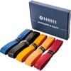 Raquex Racket Ridged Overgrip Tape - 5 Pack Racquet Over