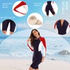 NESY Long Sleeve Swimsuits for Women One Piece Bathing Suit