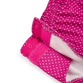 Konfidence Splashy AquaNappy - Our Reusable Eco-Friendly One Size Fits All Swim Nappy Made with Recycled Plastics up to 30 Months - Easy to Clean & Machine Washable (Polka Pink/White Dot)