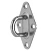 Alomejor Diamond Pad Eye 304 Stainless Steel Heavy Duty Pad
