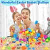 200 Pack Prefilled Easter Eggs with Toy Inside, Filled Plastic