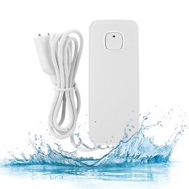 Water Leak Detector, WiFi Water Sensor Smart Water Leak Alarm Overflow Leak Alarm Suitable for Bedroom Basement Kitchen Bathroom Laundry Room