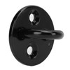 5Pcs Eye Plate Thickened Black Stainless Steel Enhanced Load Bearing