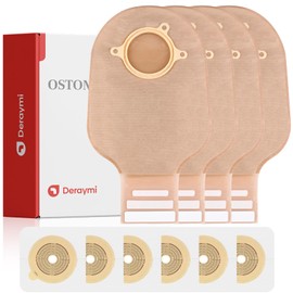30 PCS Ostomy Supplies Colostomy Bags 2 Piece Ostomy Bag Two Piece Ostomy Drain Pouches for Ileostomy & Stoma Care, Trim-to-Fit 15-60 mm (20 x Bags+10 x Skin Barriers)