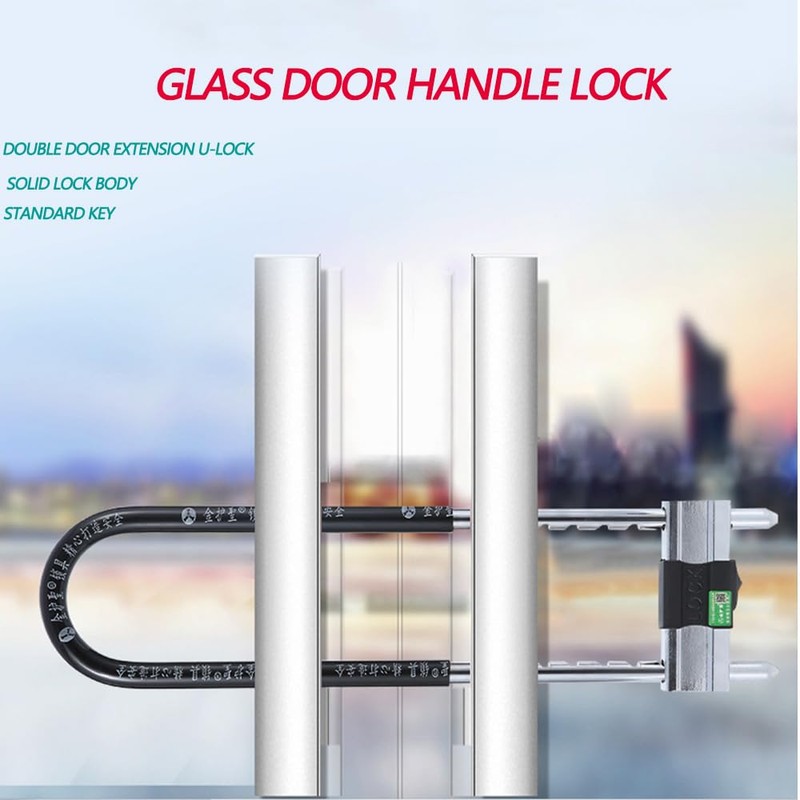 Adjustable Shackle Lock - U-Shape Shackle Lock - Bicycle Lock,