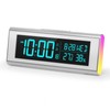 Alarm clock bedroom alarm clock with atmosphere light gradient color
