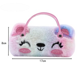 Hifot Mermaid Sunglasses Hard Case for Children Girls Boys, Bear in Colour