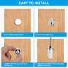 PATIKIL Cabinet Cam Lock with Key, 13/16"(20mm) Cylinder Fits on