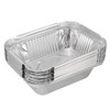 sourcing map 5" x 4" Aluminum Foil Pans, 8.8oz Disposable
