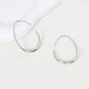 QEIFC 925 Sterling Silver Hoop Earrings, Hypoallergenic Silver Plated Large