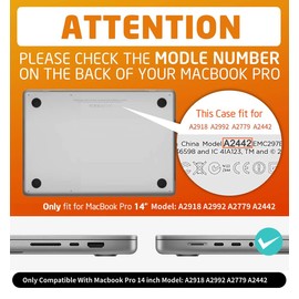 SUPCASE for MacBook Pro 14 Inch Case 2023/2021 (Unicorn Beetle), M3 / M2 / M1 Pro/Max A2918 A2992 A2779 A2442 Heavy Duty Rugged Shockproof Hard Shell Protective Cover for MacBook Pro 14", BBGreen