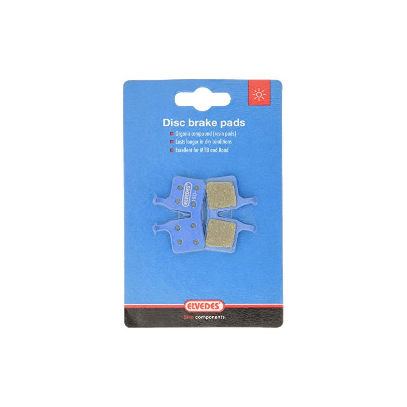 Elvedes 1 Pair Organic/E-Bike/MTB/Road Bicycle Brake Pads Set for Magura
