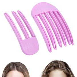 Volumizing Hair Clips, 2Pcs Hair Volume Clip for Fluffy Bangs, Easy High Crown Volume Tool for Women, No Crease Hair Root Lifting Clips for a Natural Puffy Lazy and Seamless Hairstyle