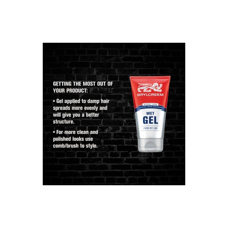 Brylcreem Wet Look Hair Gel, 150 ml