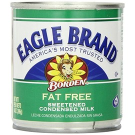 Eagle Brand Fat Free Sweetened Condensed Milk (2 Pack) 14 oz Cans