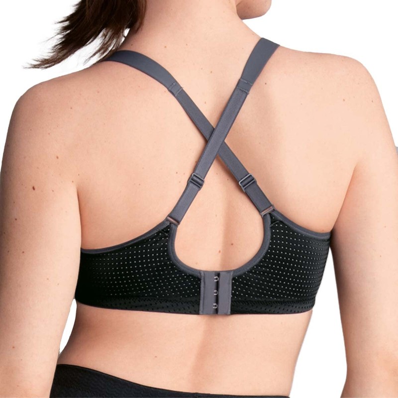 Anita Women's Underwired Sports Bra Performance wireX 5599 Black/Anthracite 32G