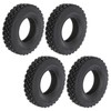 4Pcs 20mm Width Shoe Sole Pattern Tyre for Tamiya Tractor