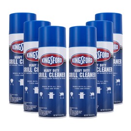 Kingsford Heavy Duty Spray-On Grill Cleaner | Cuts Through Grease and Grime on Contact | Makes Grill Cleaning Effortless, Great for Grills or Ovens | 14.5 ounces - 6 Pack