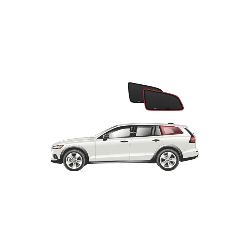Genuine SNAPSHADES Port Window Shades for Volvo V60 2nd Gen