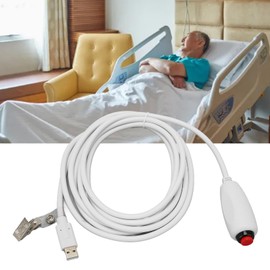 Leapiture Nurse Call Button Cable USB Plug Universal Replacement Push Button Cord Hospital Call Button Cable with Clip for Nurse Station 9.8ft