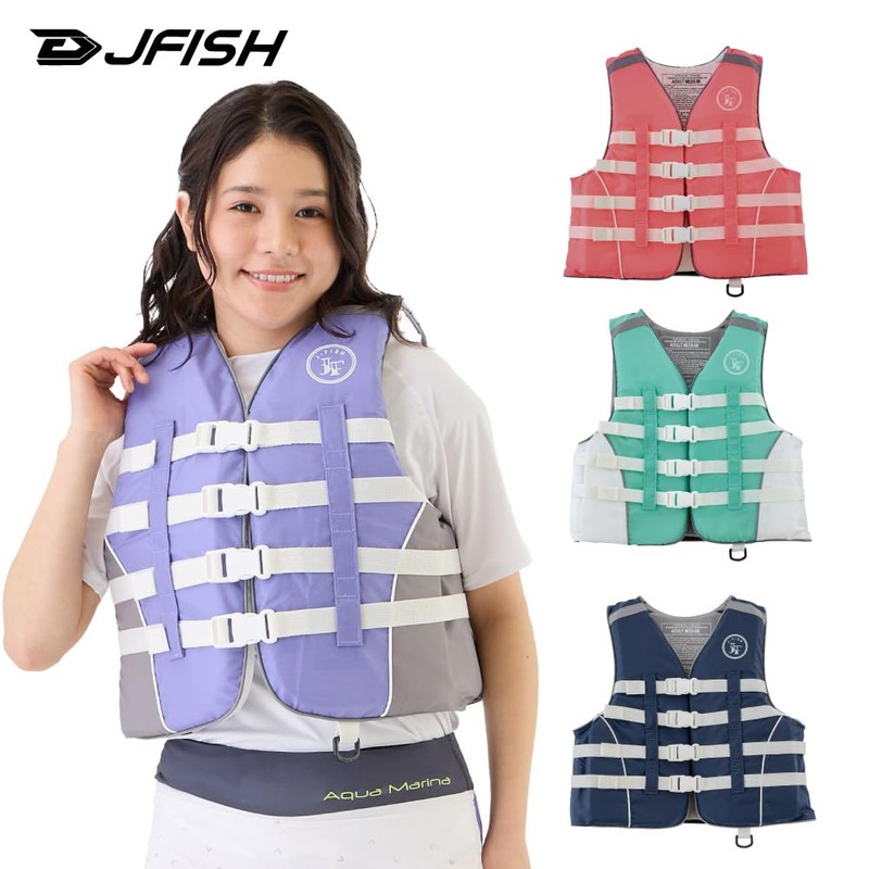 J-FISH QUEENS Life Vest (Navy, L)