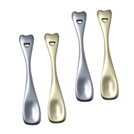 BIUDECO 4pcs Makeup Spatula Tool Face Spoon for Skincare Cosmetics Diy Peel Serum