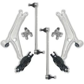 Koxot 6pcs Front Lower Control Arm Stabilizer Bar Link Suspension Kit Compatible with Honda Accord 2018-2021, (51350TVAA04, 51360TVAA04, MS60525, K750865)