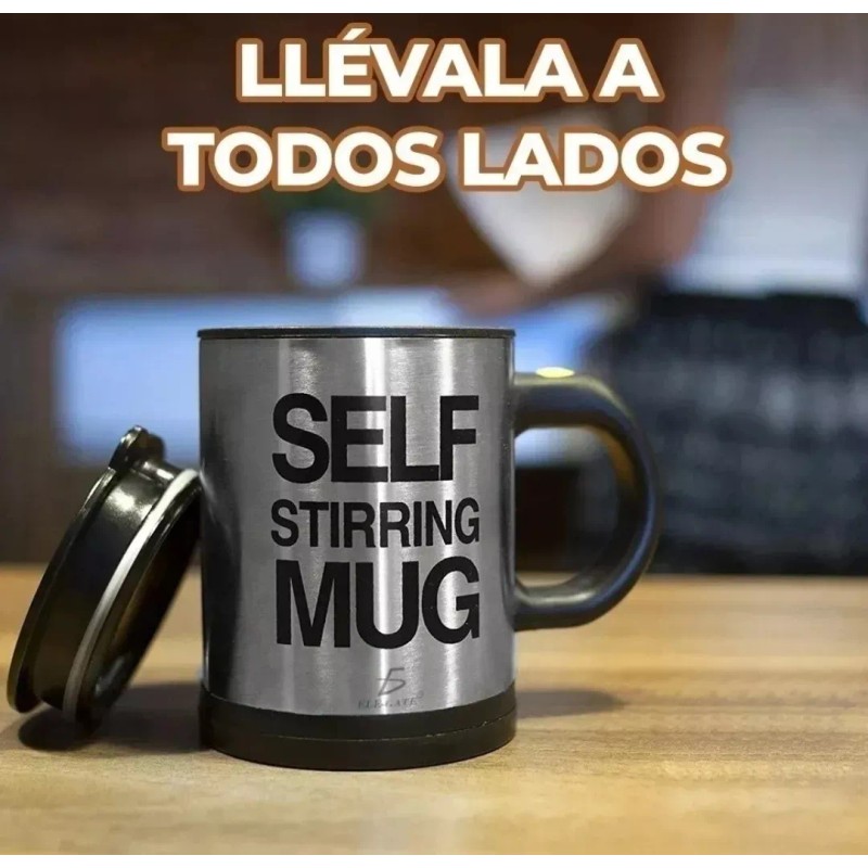Yuqing Taza Termo Automatica Termica Cafe Agitador Mezcladora
