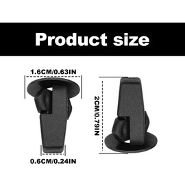 25pcs Fender Liner Screw Grommet Replacement Compatible with Toyota Tacoma Tundra, Bumper Cover Clips Grommet Screw Retainer Fastener Rivet 90189-06214