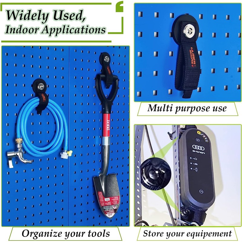 ULIBERMAG Strong Magnetic Hooks, Heavy Magnetic Tool Manager, Extension Cables,