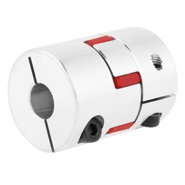 Shaft Coupler, Flexible, 2 to 1 10 mm x 14 mm Couplings, Spider Plum Shaft Coupling OD30 mm x L40 mm Plum Coupling Shaft, Aluminium Alloy Plum Motor Connector, CNC Jaw Spider (10 mm 14 mm)