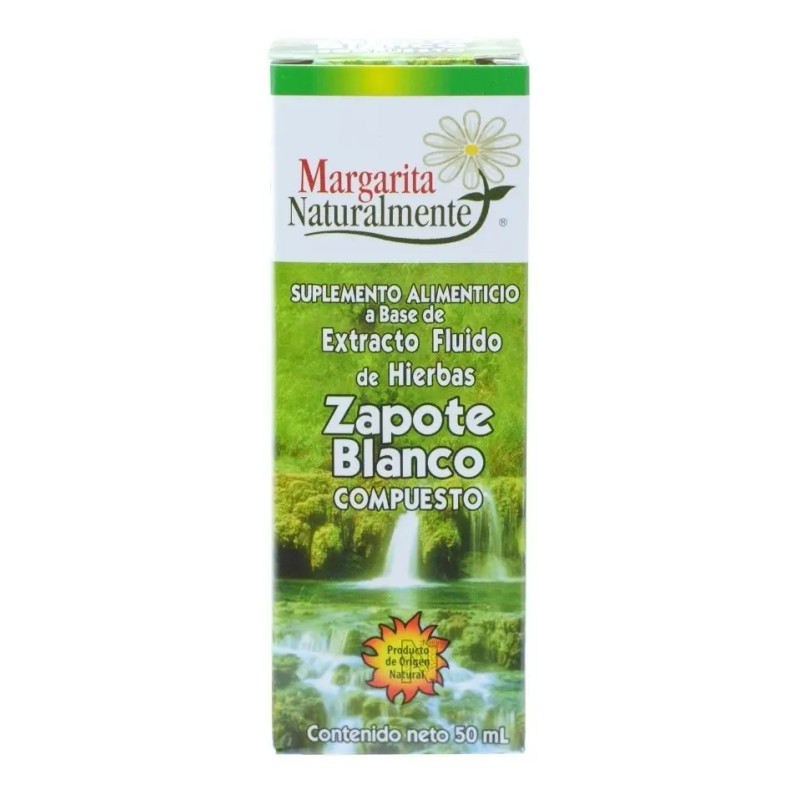 Zapote Blanco Compuesto Extracto 50ml Margarita Naturalmente