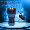 Waterproof Connector Square 4 Holes IP68 Aviation Power Socket 380V