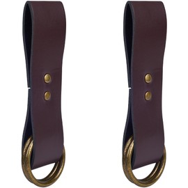 GORGECRAFT Pack of 2 PU Leather Skirt Hiking Belt Renaissance Medieval Vintage Belt Skirt Hiking Clips Jug Strap Waistband Accessories For Renaissance Costumes Belt Fair Cosplay Garment Camel, Camel