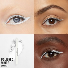 Maybelline TattooStudio Long-Lasting Sharpenable Eyeliner Pencil, Glide on Smooth Gel Pigments with 36 Hour Wear, Waterproof, Polished White, 1 Count