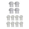 Treasure Gurus 12pc White Paper Pork Lamb Chop Frills Decorative