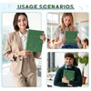 Ring Binder A5 Refillable, Agoer PU Leather Binder Notebook with