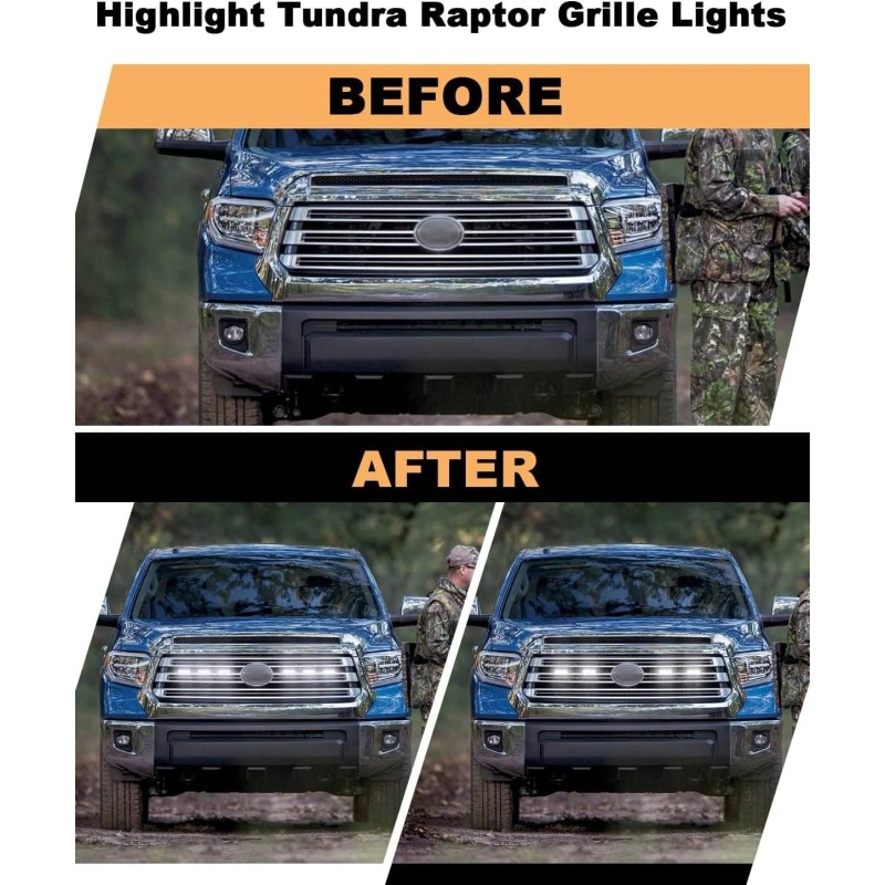 Sidi Front Grille LED Lights for Toyota Tundra 2025 2024-2019