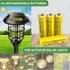 Ni-Cd AA 900mAh 1.2V Rechargeable Solar Light Batteries 4 PCS