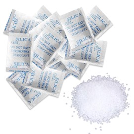 Silica Gel Bags Silica Gel Desiccant Moisture Bags Silica Balls for Food Filament Electronics 50 g x 6 Pack