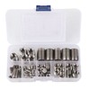 50Pcs Stainless Steel Inner Thread Self Tapping Thread Inserts Set