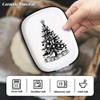 ANATTASOUL Xmas Ceramic Spoon Rest for Stove Top Christmas Tree
