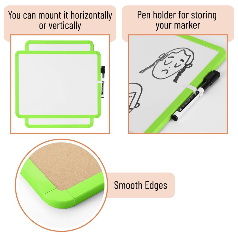 Mr. Pen- Dry Erase Board, 14” x 11” with a