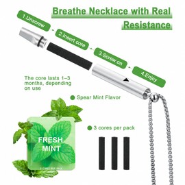 Klyxosh Breathe Free Breathing Necklace with Adjustable Resistance