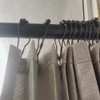 12 Pack Shower Curtain Hooks Rings,Stainless Steel Roller Balls Bath
