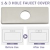 Litoexpe 6 Inch Sink Hole Cover Faucet Deck Plate for