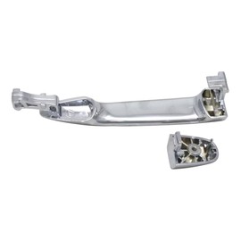 KarParts360 For Toyota 4Runner 2003-2022 Exterior Door Handles Rear, Driver and Passenger Side | Pair | Chrome | Excluded Push Button Start | Excluded Key Hole | Replacement For 6921058010