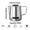 350 Milk Frothing ThermometerCoffee Pitcher Stainless Steel Jug